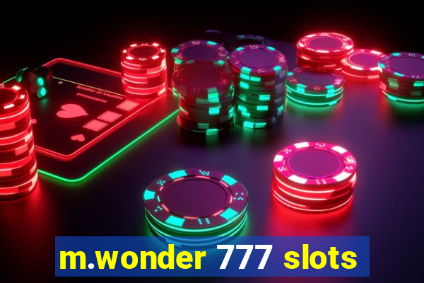 m.wonder 777 slots